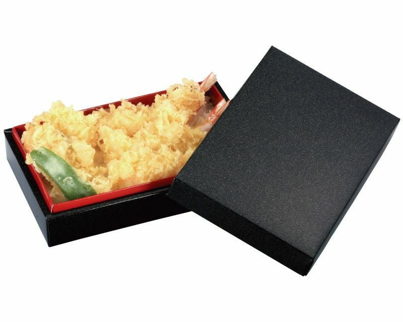 お重#8-W・黒（内箱朱）｜紙製折箱なら大成パック｜通販｜寿司・うなぎ